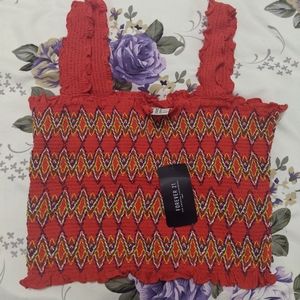 Forever 21 Boho Crop Top